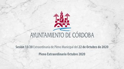 Sesin 13/20 Extraordinaria de Pleno Municipal del 22 de Octubre de 2020