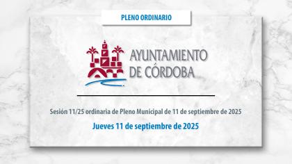 Sesión 11/25 ordinaria de Pleno Municipal de 11 de septiembre de 2025 