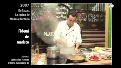De tapas 2007: Fideuá de marisco.