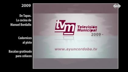 De tapas 2009: Codornices al pisto y bacalao gratinado.